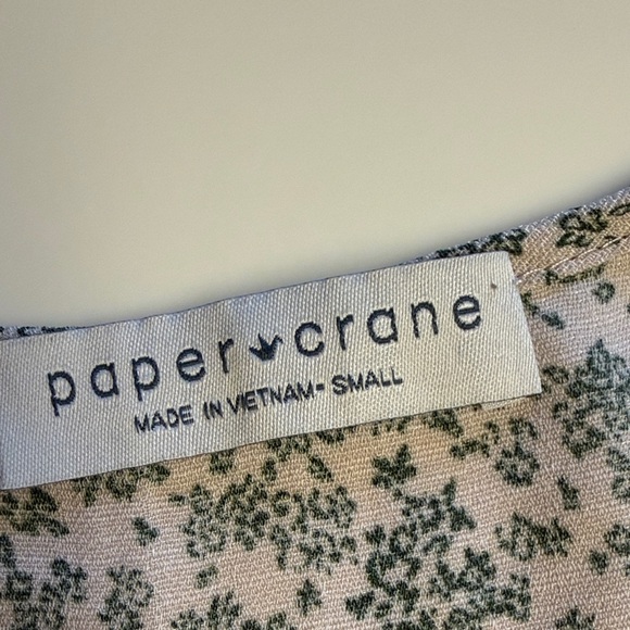 Paper Crane Ruffled Babydoll Top Small - Picture 2 of 4